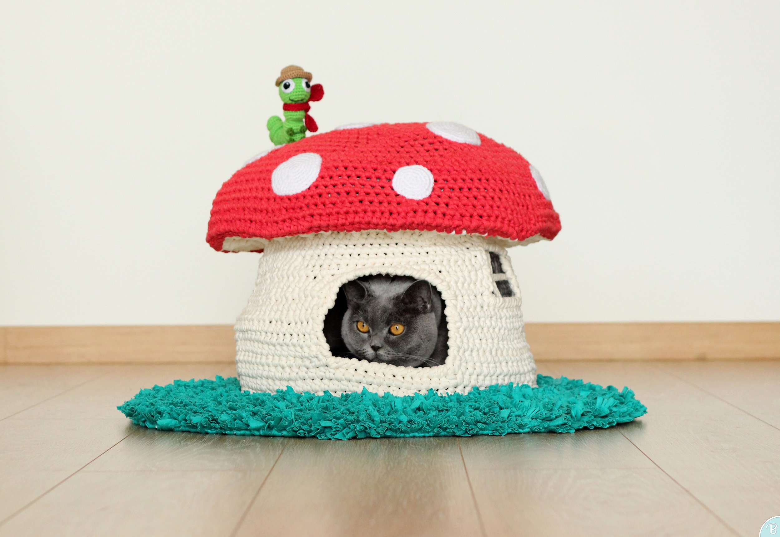 Crochet cat top cave pattern free
